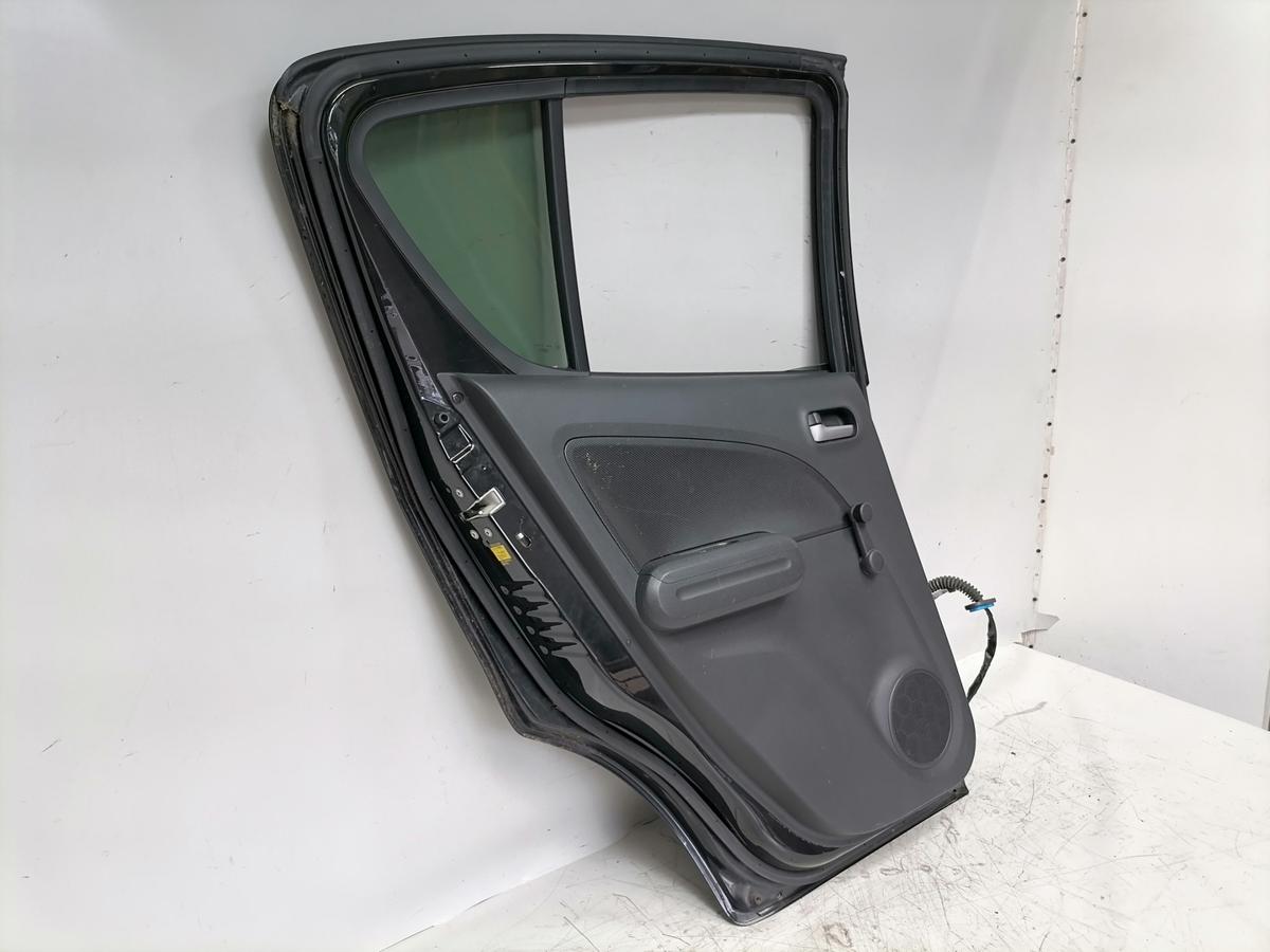 Opel Agila B original T&uuml;r hinten links GAB Schwarz Bj.2013